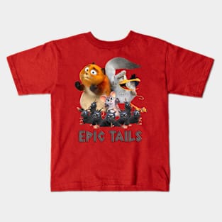 epic tails movie version 1 Kids T-Shirt